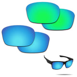 Anti-saltwater Polarized Replacement Lenses for Oakley Sliver 2 Pairs Pack