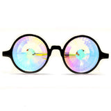 Kaleidoscope Rave Glasses - Rainbow Wormhole Prism Diffraction Eyeglasses Rabbit Hole Festival Portal