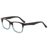 Fashion Couple Eyewear Frame Square Imitation Wood Grain Non-prescription Optical Eyeglasses