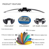 Clip-on Sunglasses 2 Pack Polarized Lens For Driving, Outdoor Sports & Holidays