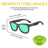 Polarized Genuine Bamboo lightweight Wood Entire Frame Vintage Handcraft Sunglasses Mens Womens Eyewear