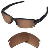 Performance Replacement Lenses for Oakley Flak 2.0 Sunglass Polarized Etched