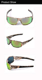 Sports Sunglasses Polarized Mens Camouflage Eyewear Driving Glasses Shades