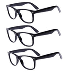 Unisex Retro 80' Clear Lens Glasses