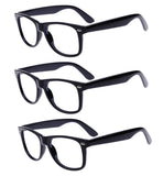 Unisex Retro 80' Clear Lens Glasses