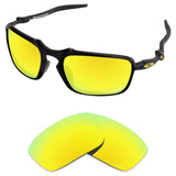 Performance Replacement Lenses for Oakley Badman Sunglass Polarized Etched