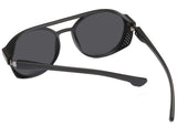 Aviator Round Sunglasses for Men and Women Steampunk Style Inspired Designed PC Frame