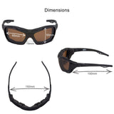 Polarized Riding Sunglasses Extreme Sports Wrap Motorcycle Glasses