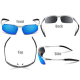 Men's Polarized Sunglasses For Men Driving Fishing Golf Climbing Running Sports Style Metal Frame Glasses