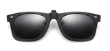 Polarized Clip-on Flip Up Rimless Sunglasses for Prescription Glasses