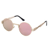 Gothic John Lennon Metal Spring Frame Round Steampunk Sunglasses Retro Circle Shade Available