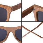 Women Bamboo Wood Polarized Sunglasses for Men with UV400 Glasses