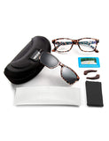Optical glasses Frame with Magnetic Polarized Reflective Sunglasses Clips