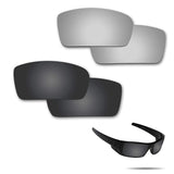 Anti-saltwater Polarized Replacement Lenses for Oakley Gascan Sunglasses 2 Pairs Packed