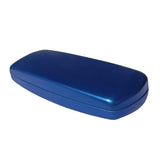 Hard eyeglass case w/cleaning cloth | medium size for men, women