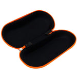 (2PCS) Portable Travel Zipper Sunglasses Hard Case Eyes Glasses Box Bag