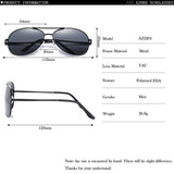 Polarized Aviator Sunglasses for Men Classic Military Style UV400