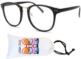 E25-vp  Clear Lens Wayfarer Panto Eyeglasses Glasses