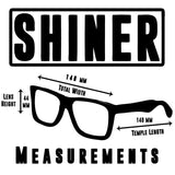 Shiner Bamboo Wood Sunglasses - UV400 Polarized Lenses, Wayfarer Style