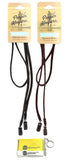 Eyeglass Retainer, Sunglass Holder | Leather Retainer | Black and Brown, 2pk mix | w/Microfiber Cloth & Screwdriver