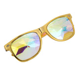 Kaleidoscope Glasses - Rainbow Rave Prism Diffraction Crystal Lens Sunglasses Goggles