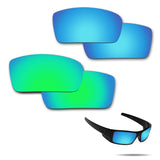 Anti-saltwater Polarized Replacement Lenses for Oakley Gascan Sunglasses 2 Pairs Packed