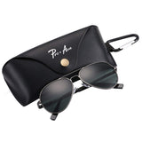 Small Polarized Aviator Sunglasses for Adult Small Face and Junior,52mm