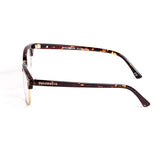 Classic Half Frame Clear Glasses, Unisex Fashion Eyewear For Anti-blue Rays