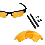 Anti-salt Polarized Replacement Lenses & Sock Kit for Oakley Fast Jacket XL