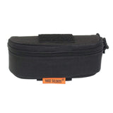 Tactical Molle Glasses Hard Case With Clip & Zipper Carrying Pouch