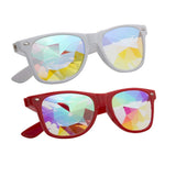 Kaleidoscope Glasses - Rainbow Rave Prism Diffraction Crystal Lens Sunglasses Goggles