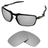 Performance Replacement Lenses for Oakley Badman Sunglass Polarized Etched