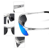 Men's Polarized Sunglasses For Men Driving Fishing Golf Climbing Running Sports Style Metal Frame Glasses
