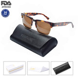 Vintage Retro Semi-Rimless Handmade Sunglasses, Acetate Horned Rim Clubmaster Scratch Resistant Shades