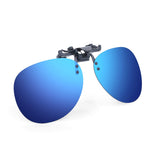 Mirror Polarized Clip-on Flip up Sunglasses Sports