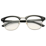Retro Clubmaster Clear Lens Glasses Classic Vintage Unisex Eyeglasses