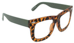 Vintage Inspired Geek Oversized Square Thick Horn Rimmed Eyeglasses Clear Lens