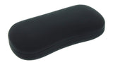 Hard Bodied Croco Style Eyeglass Case Holder | Fits Medium to Large Frames | Black