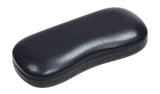 Hard Bodied Croco Style Eyeglass Case Holder | Fits Medium to Large Frames | Black