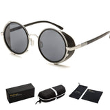 Steampunk Vintage Retro Sunglasses Metal Circle Frame