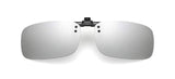 Polarized Clip-on Flip Up Rimless Sunglasses for Prescription Glasses