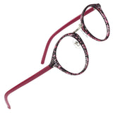 Fashion Round Eyewear Frame Eyeglasses Optical Frame Clear Lens Glasses