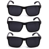 Newbee Fashion Men's Simple Squared Keyhole Revo Sunglasses -BUY 4 GET 20% OFF