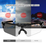 Photochromic Lenses Polarized Sunglasses Fishing for Cycling 100% UV Protection