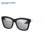 Unisex Street Fashion Sunglasses Square Frame Mirror Lenses For Small Face