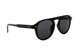 - Classic Round Retro Gold Accents Sunglasses