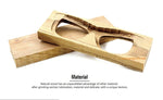 Unisex Handmade Bamboo Wayfarer Sunglasses UV400 HD Polarized Wooden Retro Color Frame Glasses