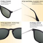 Sunglassesfor Men  Square Polarized Sunglasses with HD Vision Anti Glare Lens UV 400 Protection