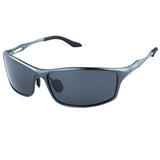 Polarized Sports Sunglasses For Men UV400 Metal Men's Fashion Retro Wayfarer Driving Sunglasses 8201