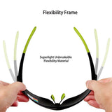 P05 Polarized Sports Sunglasses with Unbreakable Frame for Biking Fishing Running Driving Golf Baseball